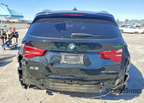 2021 BMW X3 xDrive30E from USA, damaged, VIN 5UXTS1C01M9F44941